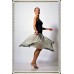 Milla black and white skirt